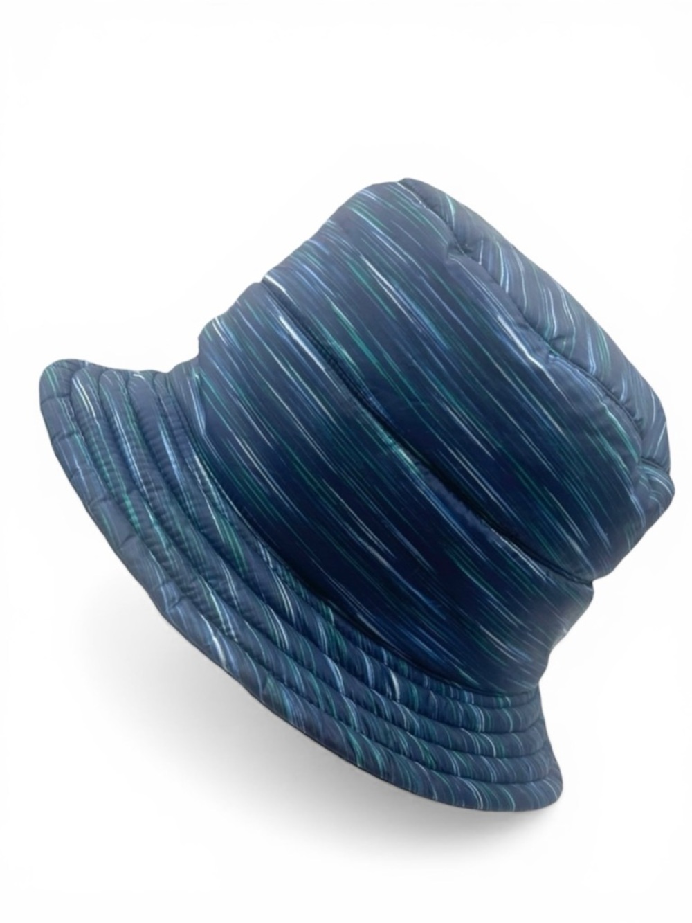 Lands End Ultralight Bucket Hat Navy Space Dye L/XL